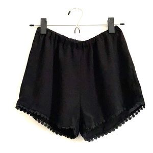 Brandy Melville Black Lace Shorts